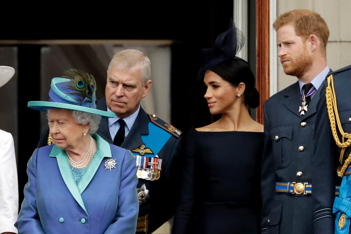 meghan - harry- regina- andrew