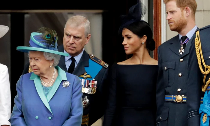 meghan - harry-  regina-  andrew 