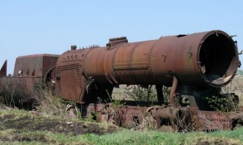 Locomotivă din tezaurul naţional, furată pe bucăţi de hoţii de fier vechi jpeg