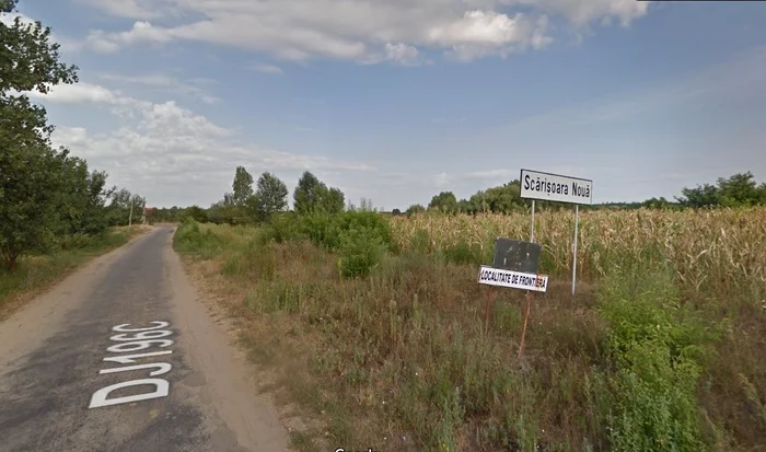 Intrarea în satul de la granița cu Ungaria FOTO captură Google Maps