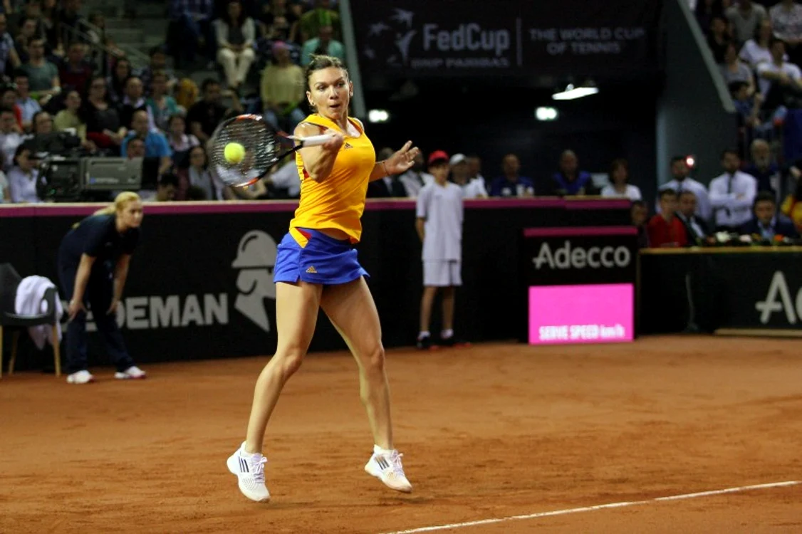 Simona Halep e jucătoarea numărul 1 în echipa de FedCup a RomânieiFoto: EPA
