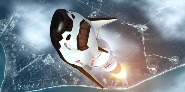 Avionul „Dream Chaser”. FOTO The Sun