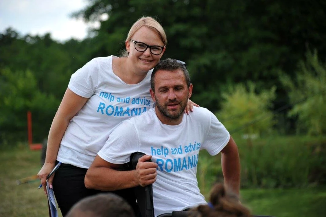 Radu Alexa împreună cu soţia lui, Alina FOTO: Radu Alexa