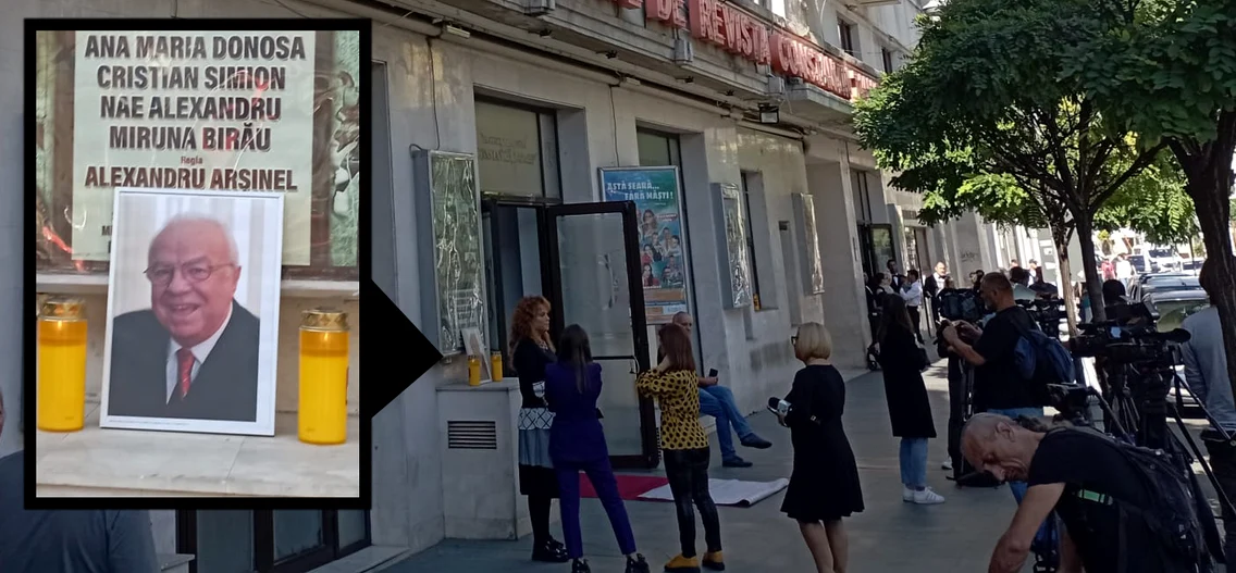 Priveghiul lui Alexandru Arșinel va fi organizat la Teatrul Constantin Tănase