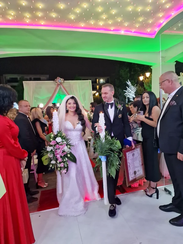 Alin Oprea și Medana la nuntă