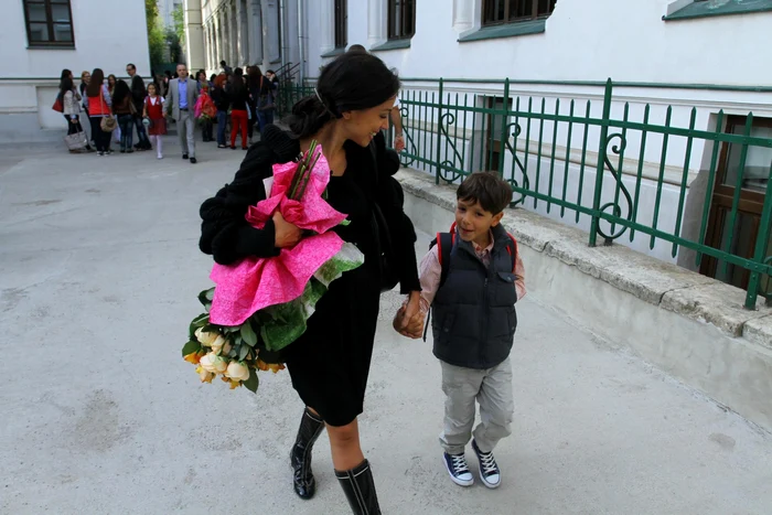 Olivia Steer și băiețelul ei, David: FOTO Facebook