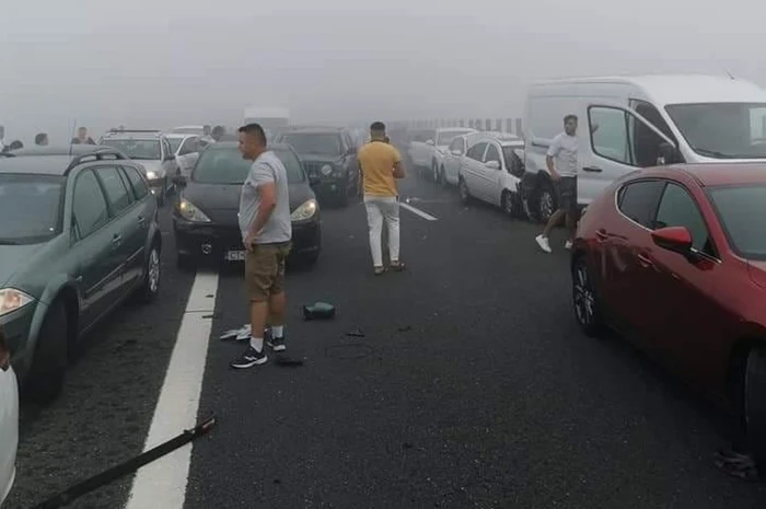 accident a2 carambol sursa facebook