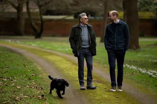 Prințul William și Eugene Levy. FOTO: captură