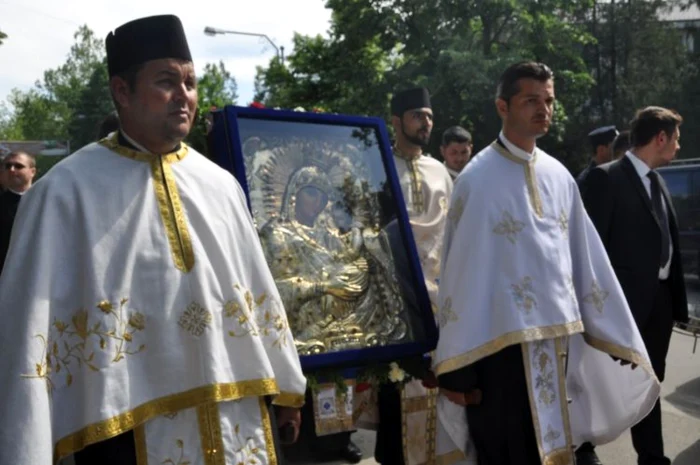 Icoana Făcătoare de Minuni de la Slobozia datează din secolul al XVIII-lea FOTO: M.S.
