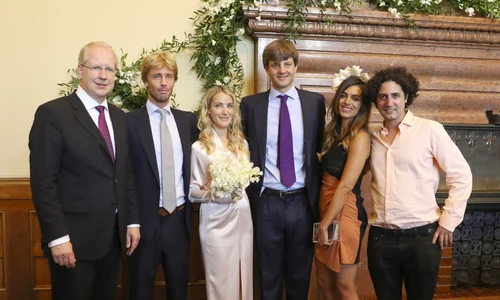 Mariage civil du prince Ernst junior de Hanovre et de Ekaterina Malysheva à l' hôtel de ville de Hanovre jpeg