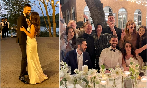 reuniunea actorilor din Clanul la nunta lui Denis Hanganu cu Raluca   Instagram jpg