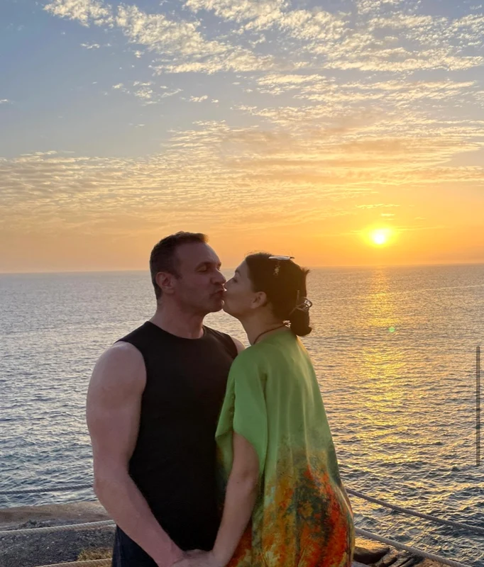 Medana și Alin Oprea, vacanță în doi la Neptun foto: arhiva personală 