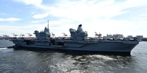Nava-amiral a Marinei Regale Britanice, portavionul HMS Prince of Wales FOTO AFP
