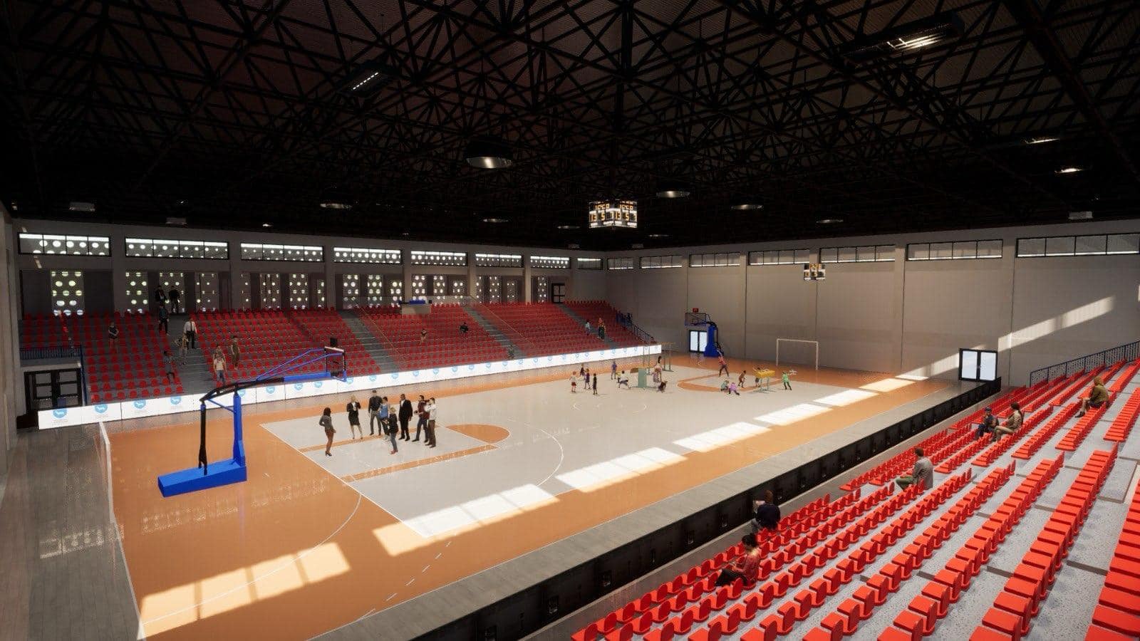 “Sala Polivalentă din Dâmbovița, o bijuterie de cinci stele, prezentată într-un VIDEO”