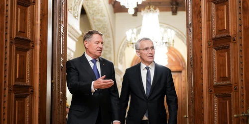 Klaus Iohannis si Stoltenberg noiembrie 2022 FOTO Presidency jpg