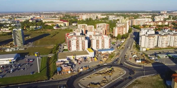 Noul sens giratiul de la intrarea în Timişoara 