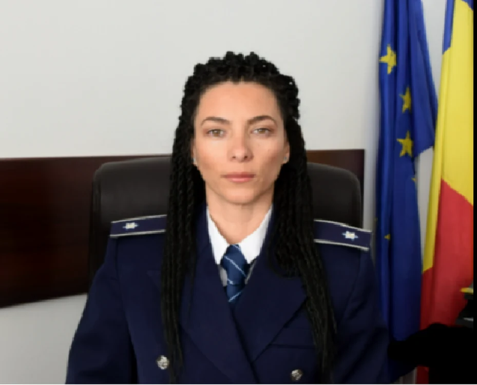 Cms sef pol Bianca Enăchescu - şef Birou Analiză şi Prevenire din cadrul Poliţiei Vâlcea Foto Adevărul