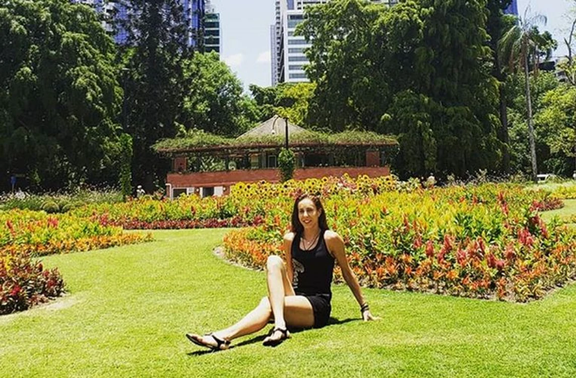 
    Mihaela Buzărnescu, în Grădina Botanică din BrisbaneFOTO: Instagram  