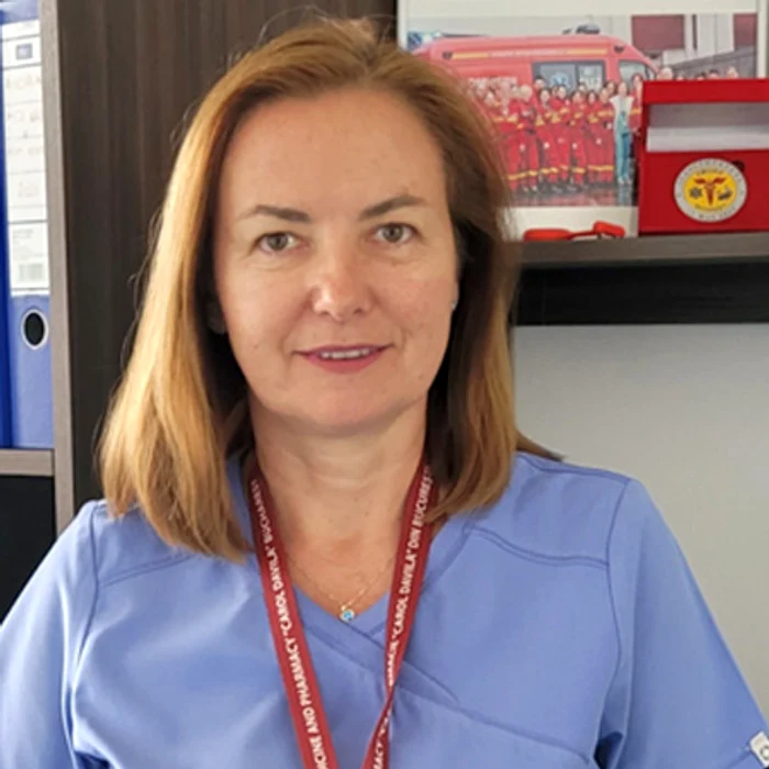 Silvia Nica, șefa celei mai mari Unități de Primiri Urgențe din România FOTO: SUUB