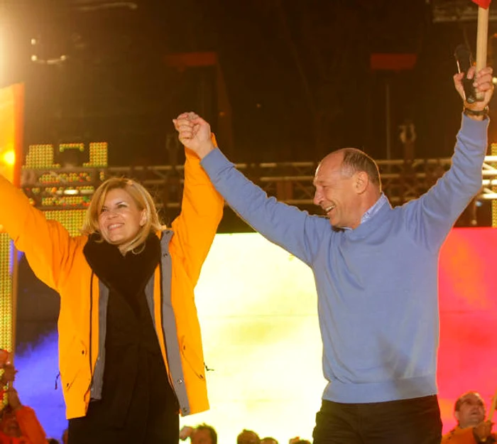Băsescu a spus că Elena Udrea nu are de gând să se întoarcă în politică prea curând