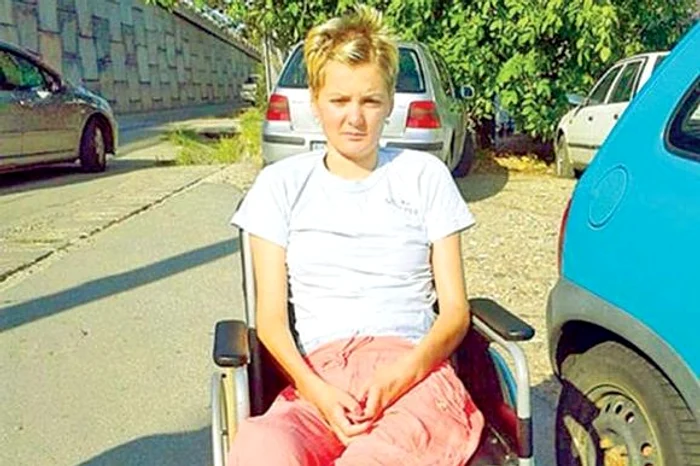 Anamaria German Vergu a rămas imobilizată în urma unui accidentFoto Arhivă Personală