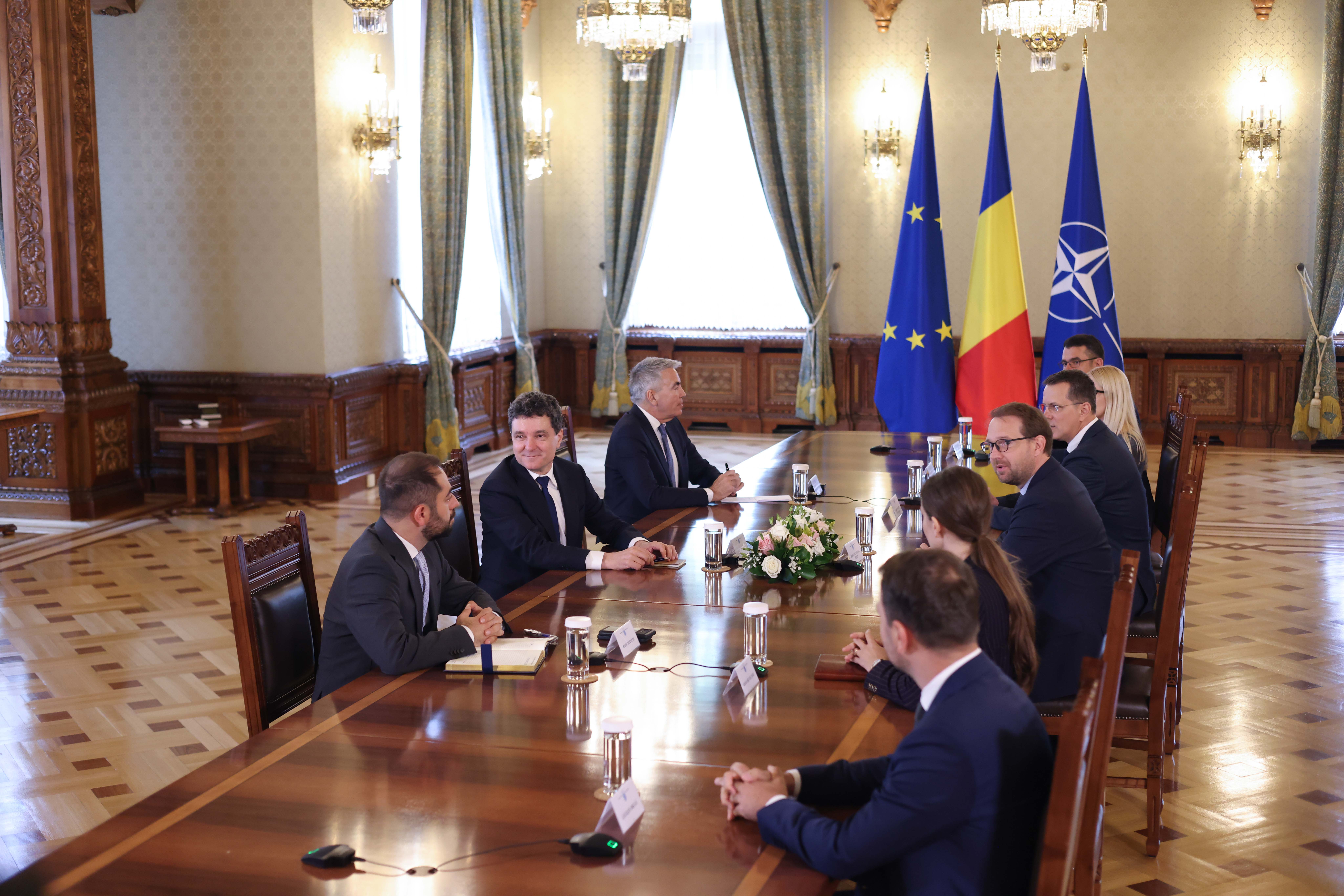 Nicușor Dan, consultări cu partidele PSD, PNL și USR FOTO Inquam/ George Călin 