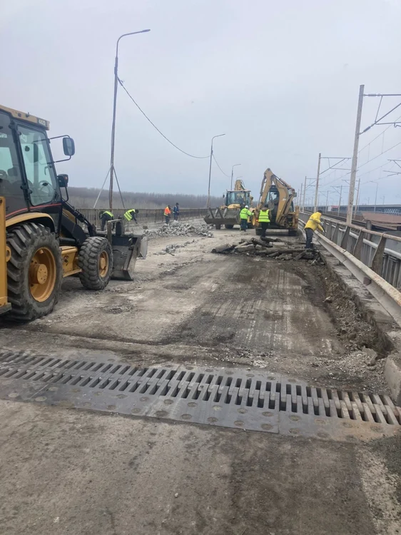 Reabilitarea podului de la cernavodă a fost rwealuată pe 15 februarie FOTO Facebook/CNAIR