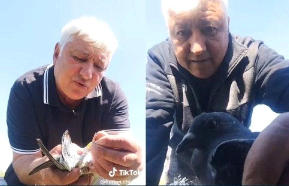 „Nea Florică” şi imaginile care i-au adus un dosar penal FOTO: Teleorman News