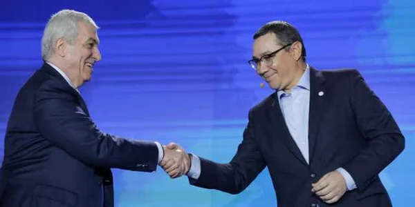 Călin Popescu Tăriceanu şi Victor Ponta FOTO Inquam Photos / George Călin