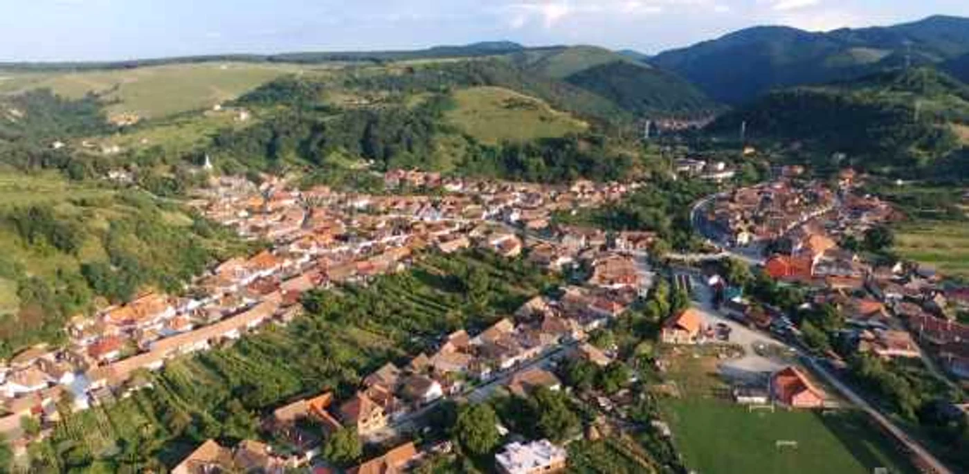 Vedere aeriană a comunei Săsciori