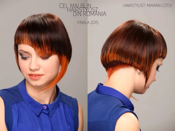 Marian Cotoi a optat pentru o coafură asimetrică