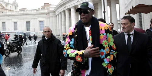 Dennis Rodman vizită la Vatican   REUTERS