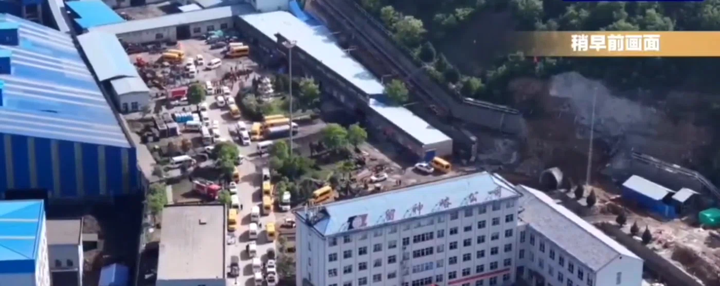 Cel mai grav accident minier din ultimii zece ani, în China. Foto: captură video