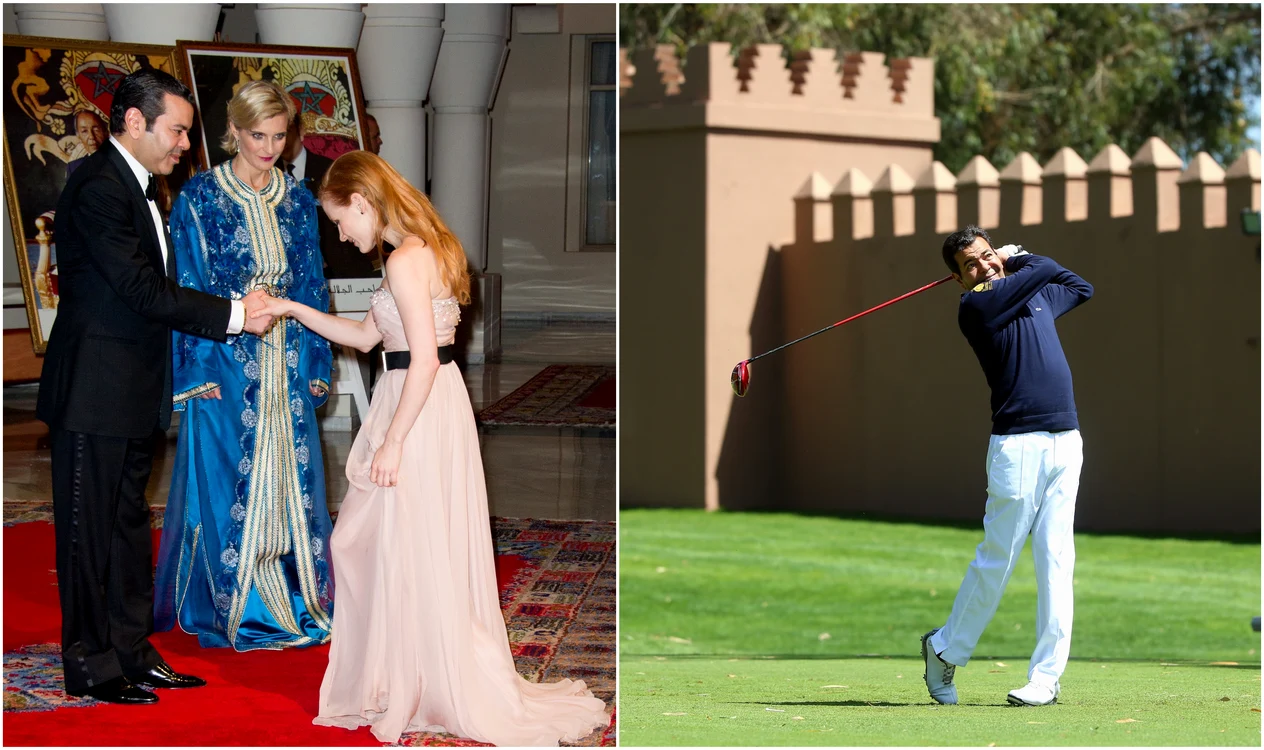 Prințul Moulay Rachid al Marocului cu Jessica Chastain   Getty Images jpg
