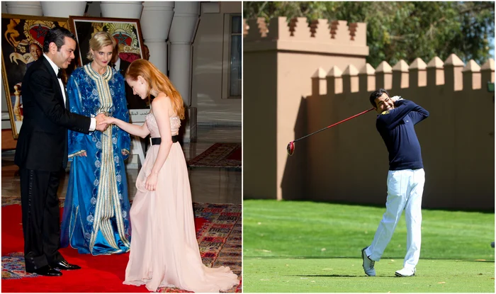 Prințul Moulay Rachid al Marocului cu Jessica Chastain Getty Images jpg