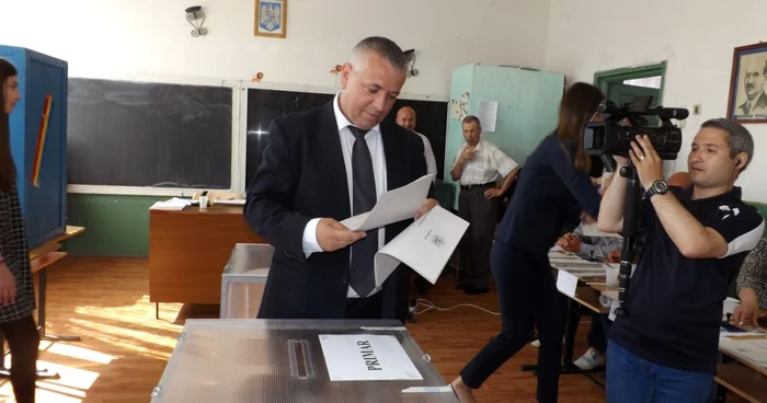 Marius Screciu în ziua alegerilor FOTO Alexandra Georgescu