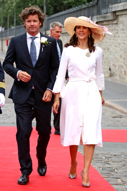Princess Mary during the naming of the a ship 'Stenaweco Impulse' part of Stena Line at Langelinie harbor in Copenhagen jpeg