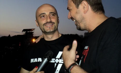 Călin Goia, Cristi Hrubaru şi Horia Brenciu au văzut împreună show ul trupei germane Rammstein  jpeg