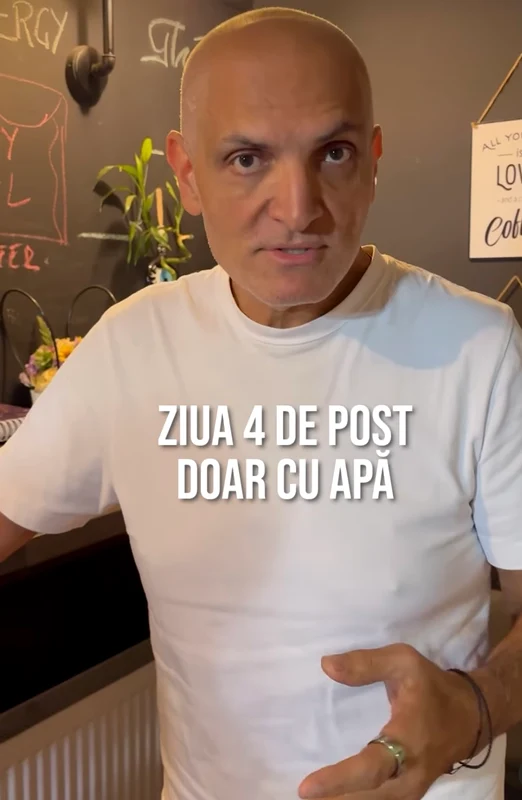  Damian Drăghici ține post negru doar cu apă! 