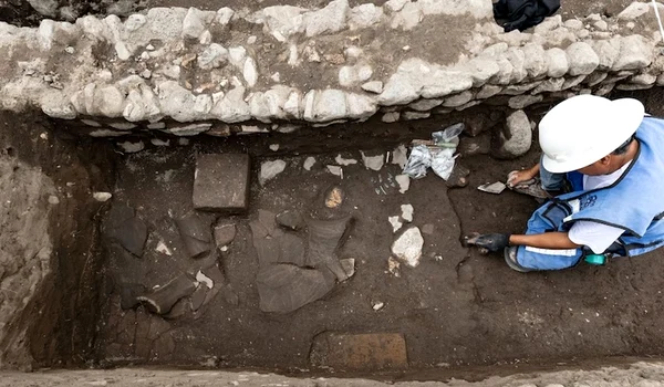 Cercetări în apropierea Zonei Arheologice Tula (© Gerardo Peña, INAH)