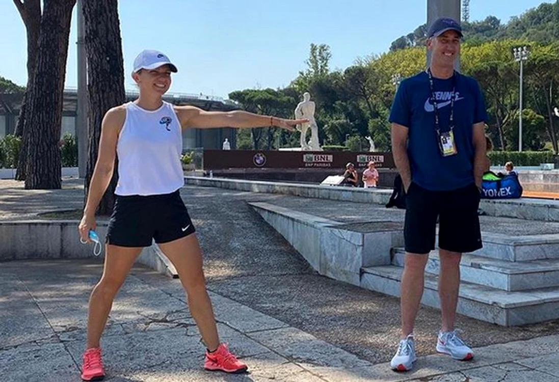
    Simona Halep și Darren Cahill s-au revăzut după 7 luniFOTO: Instagram  