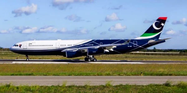 Avionul prezidenţial al al dictatorului Muammar Gaddafi în 2015 Foto captură via Libya Observer