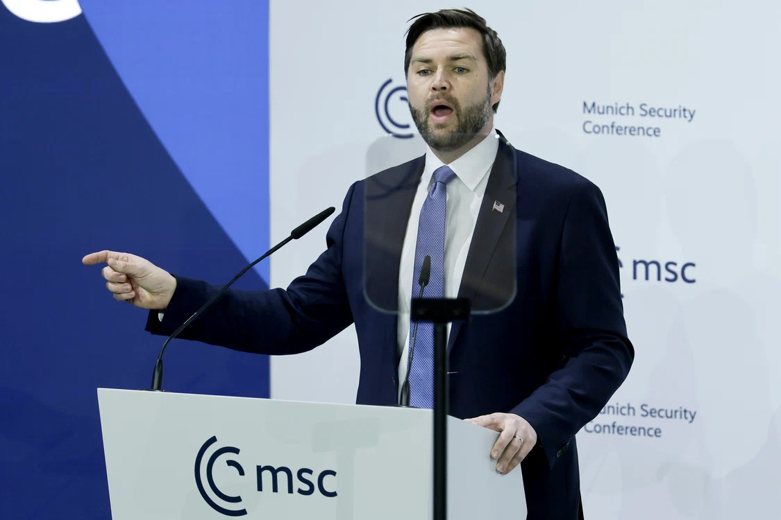 Vicepreședintele SUA a șocat cu discursul său critic la adresa Europei FOTO EPA-EFE