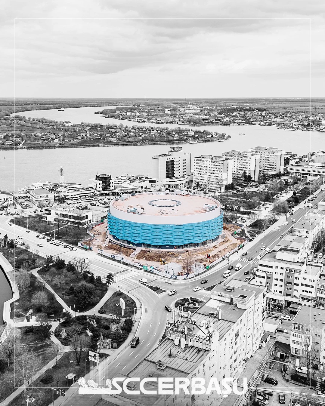 Imagini cu noua Sală Polivalentă din Tulcea, cu peste 4.600 de locuri: „Mult a fost, puțin a rămas”