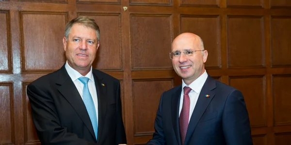 Pavel Filip si Klaus Iohannis gov.md