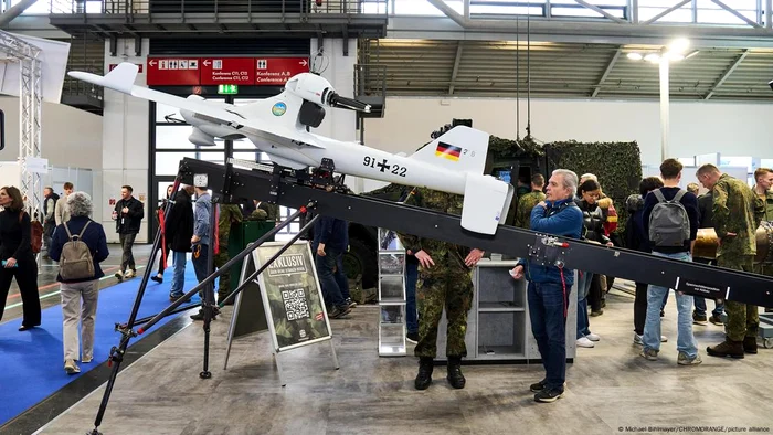 Drona LUNA NG a companiei Rheinmetall la standul Bundeswehr - 12.03.2025
