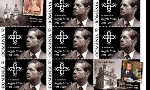 Romfilatelia a emis marca poştală «In memoriam, Regele Mihai» jpeg