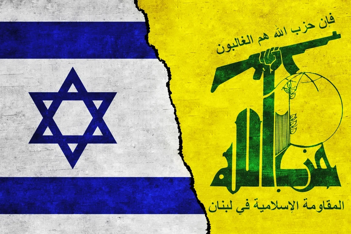 Drapele Israel și Hezbollah FOTO: Shutterstock