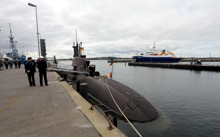 Submarin german U35 la baza navală din Eckernförde FOTO EPA-EFE