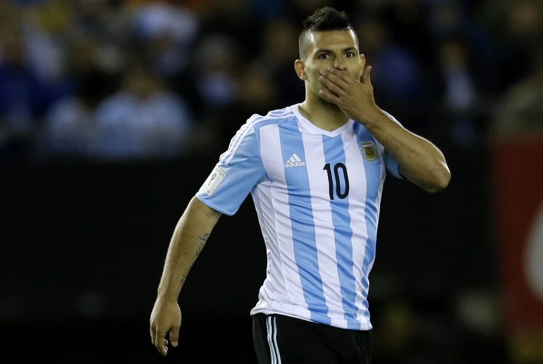Aguero s-a accidentat în tricoul Argentinei. FOTO: AP